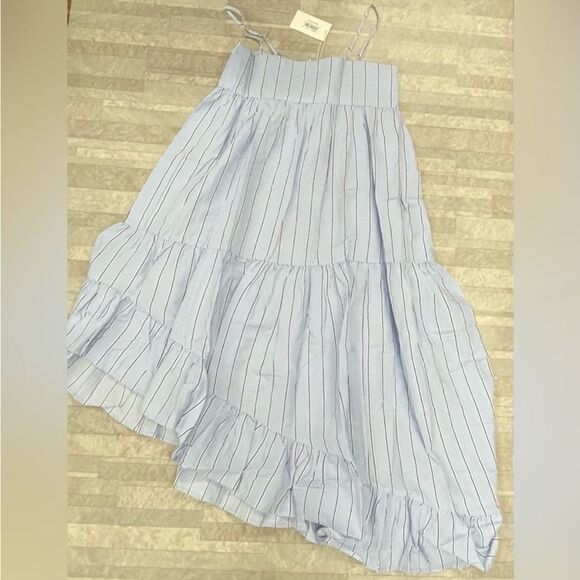 Frame Gemma Maxi Dress In Ciel Multi - Picture 4 of 4